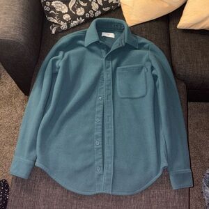 Tna polar shirt jacket teal size xs